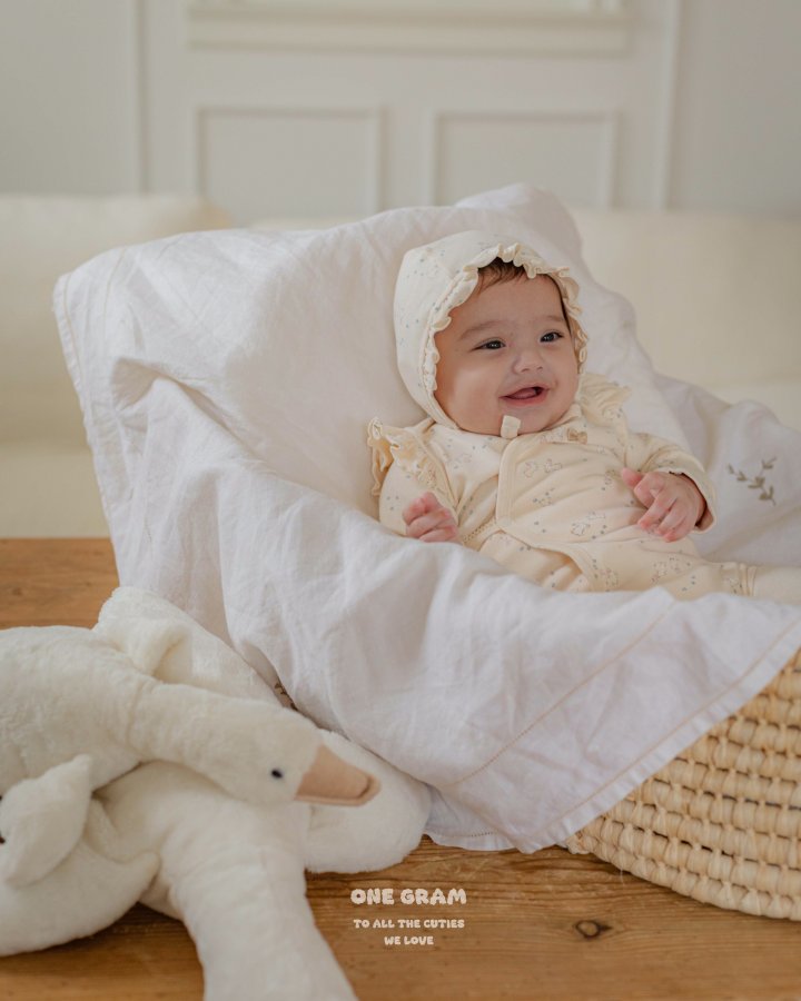 【one gram】 Bunny newborn Suit  ※クーポン使用で表示価格よりさらに10%OFF！9月30日（火）23：59まで！クーポンコード：spt10