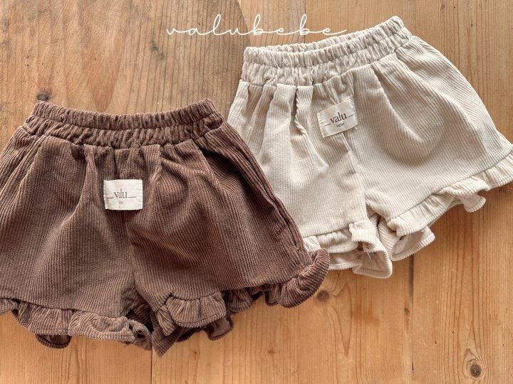 【valubebe】 Frill Half Pants (Bebe)