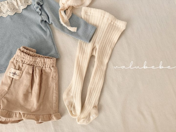 【valubebe】 Frill Half Pants (Bebe)