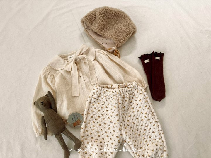 【valubebe】 Net Ribbon Blouse (Bebe)