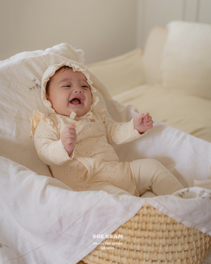 【one gram】 Bunny newborn Suit  ※クーポン使用で表示価格よりさらに10%OFF！9月30日（火）23：59まで！クーポンコード：spt10