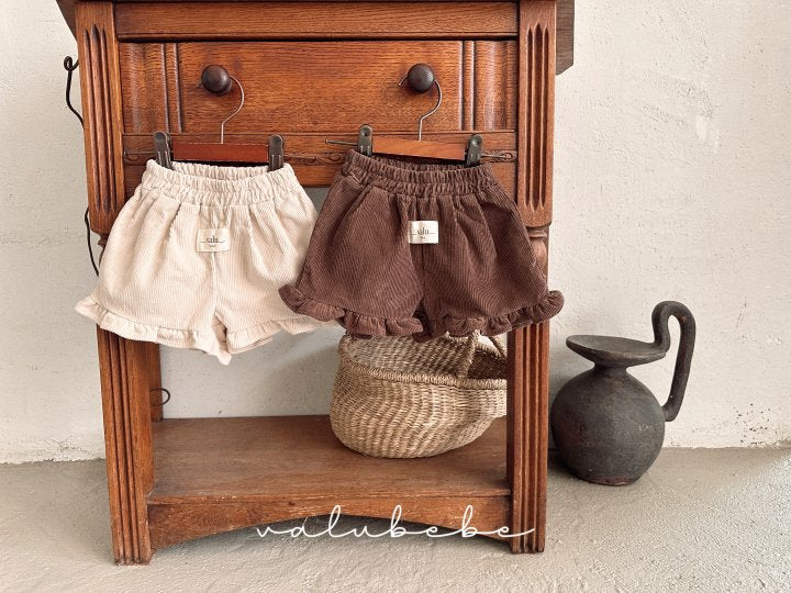 【valubebe】 Frill Half Pants (Bebe)