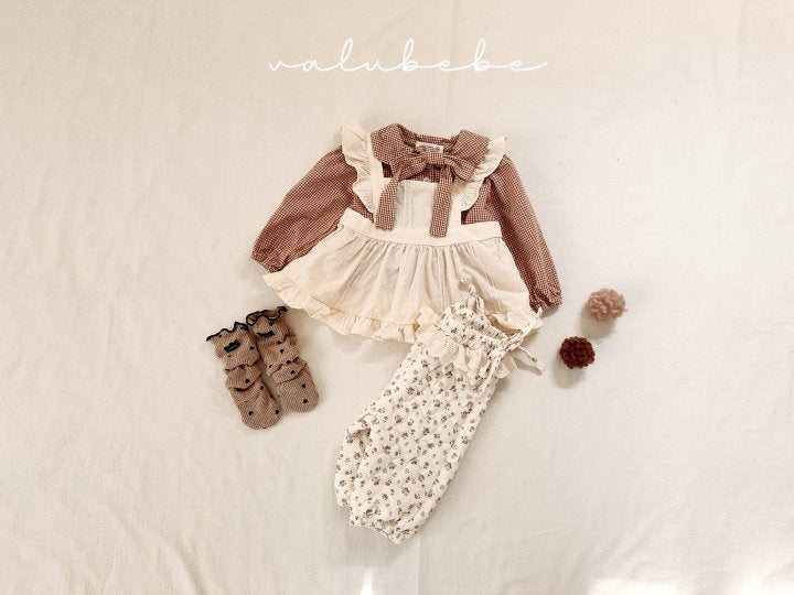 【valubebe】 Net Ribbon Blouse (Bebe)