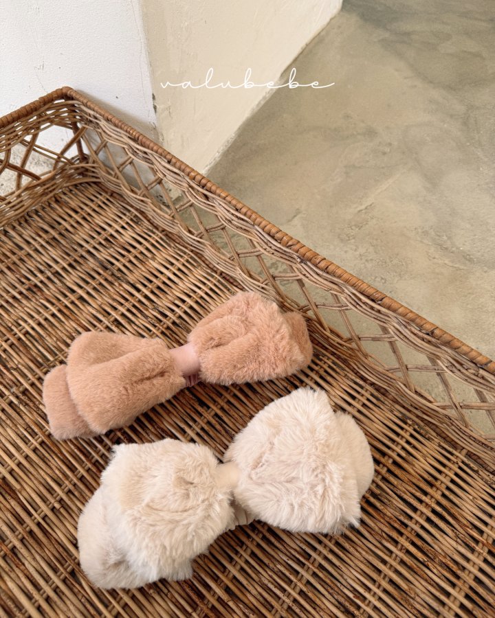 【valubebe】 Fur Ribbon Hairband 25 (Bebe)