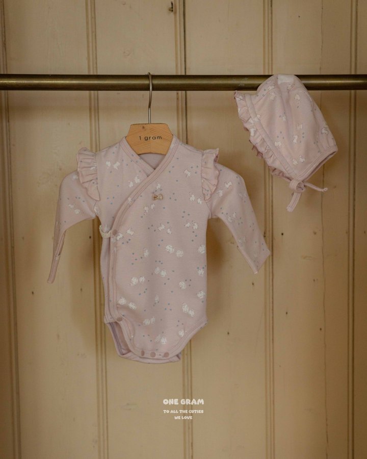【one gram】 Bunny newborn Suit  ※クーポン使用で表示価格よりさらに10%OFF！9月30日（火）23：59まで！クーポンコード：spt10
