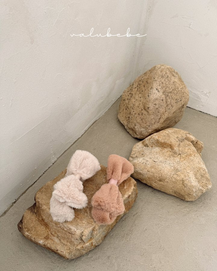 【valubebe】 Fur Ribbon Hairband 25 (Bebe)