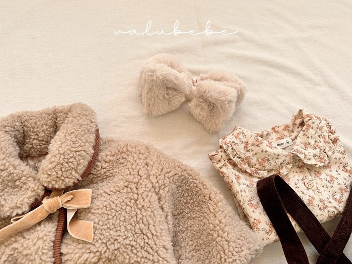 【valubebe】 Fur Ribbon Hairband 25 (Bebe)