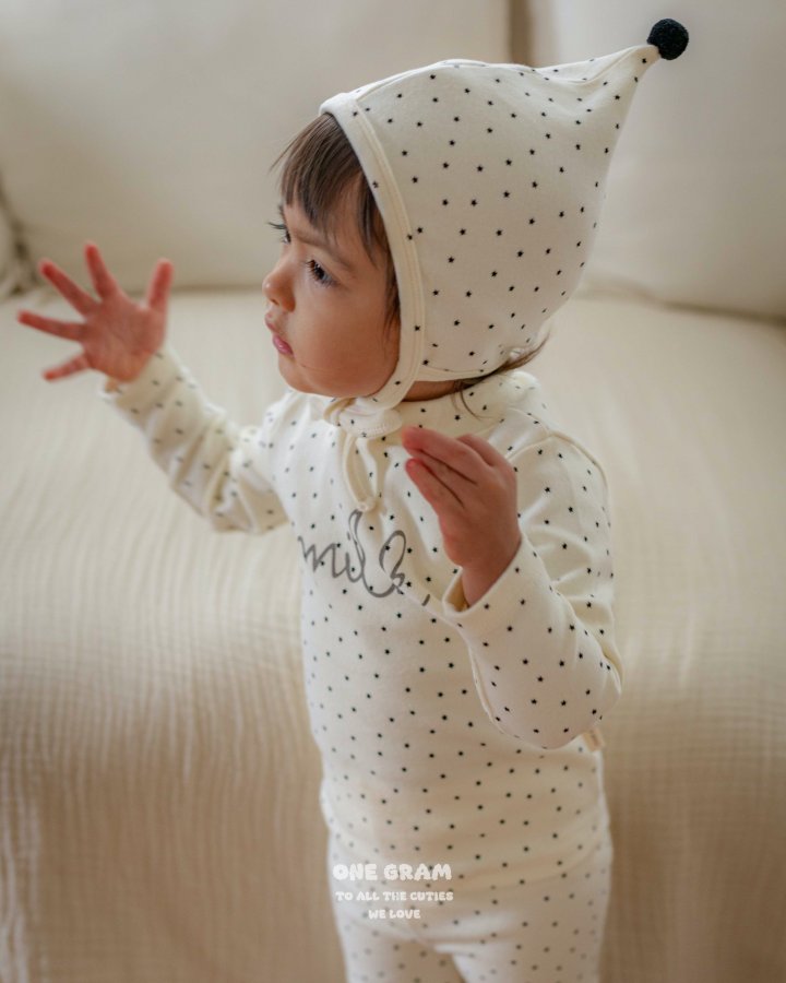 【one gram】 Milk top and bottom set  ※クーポン使用で表示価格よりさらに10%OFF！9月30日（火）23：59まで！クーポンコード：spt10