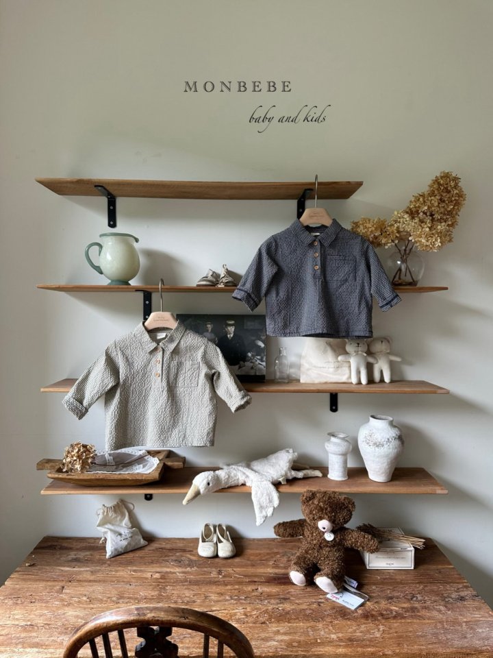 【monbebe】 Autumn Zimmer shirts