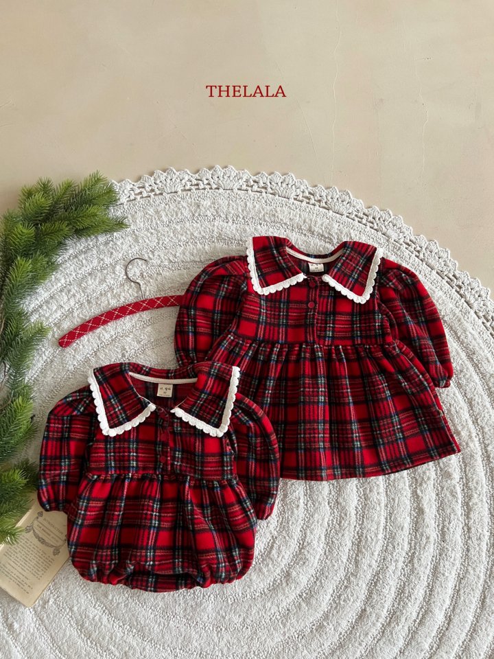 【thelala】 Sweet Check Suit