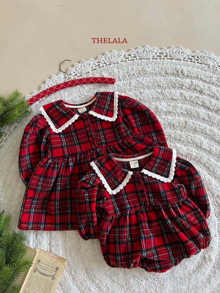 【thelala】 Sweet Check Suit