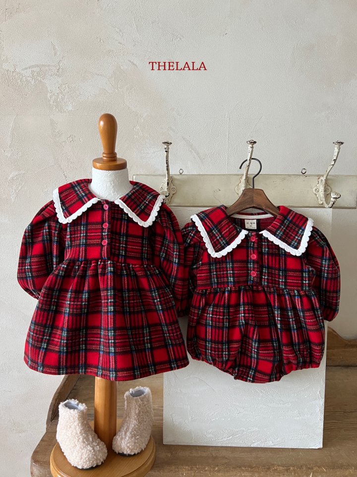 【thelala】 Sweet Check Suit
