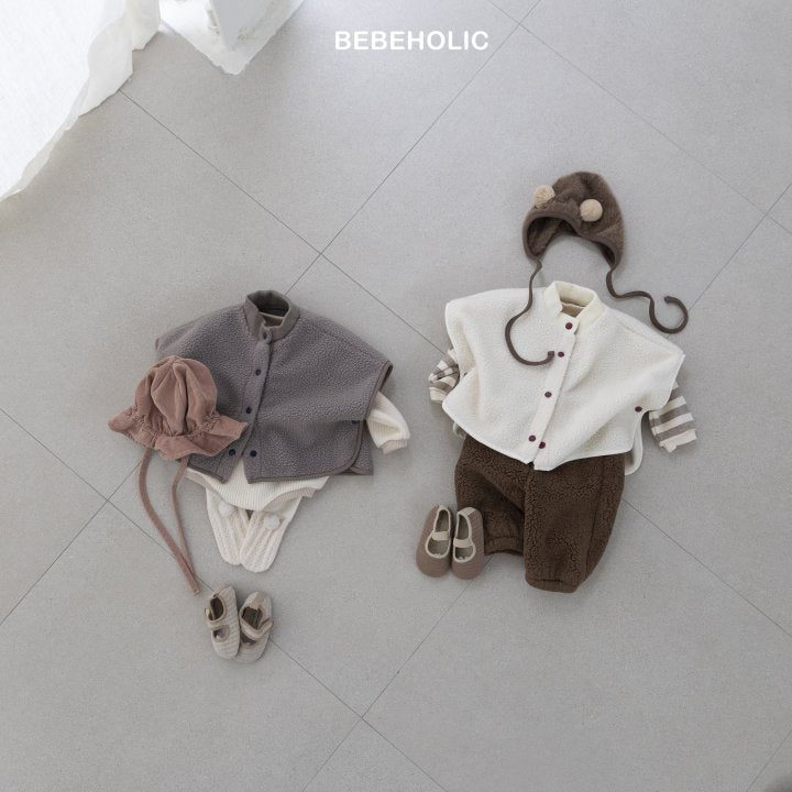 【bebeholic】 Puff Dumbbell Poncho