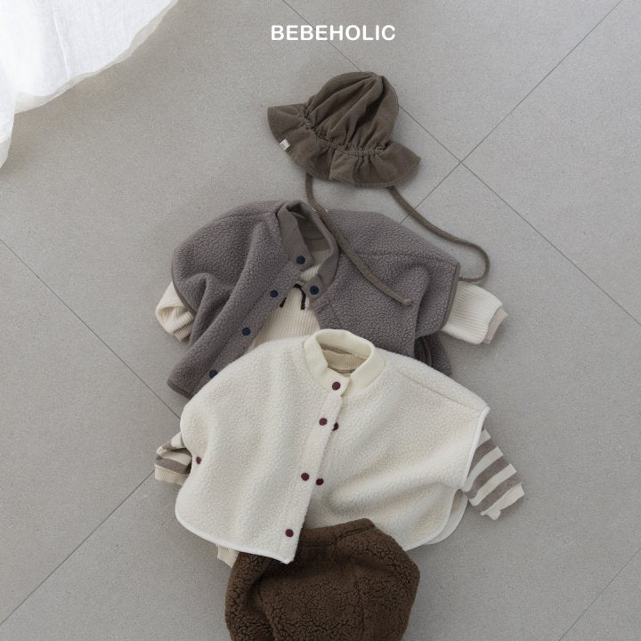 【bebeholic】 Puff Dumbbell Poncho