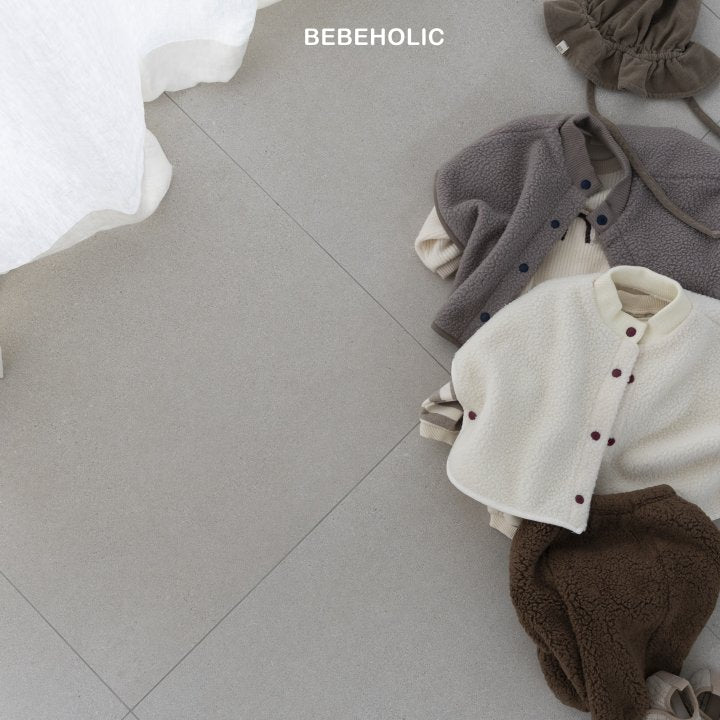 【bebeholic】 Puff Dumbbell Poncho