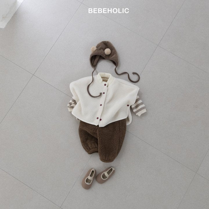 【bebeholic】 Puff Dumbbell Poncho