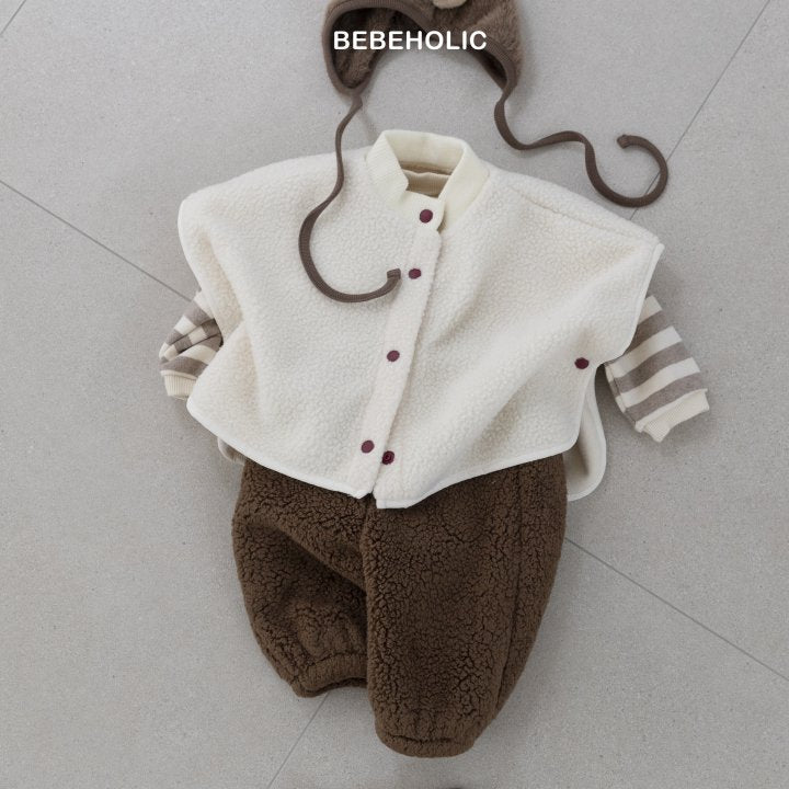 【bebeholic】 Puff Dumbbell Poncho