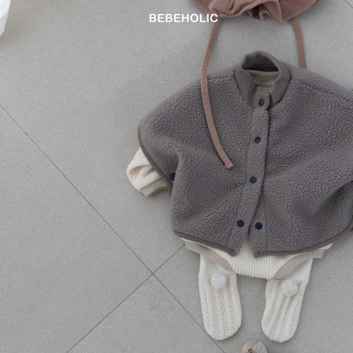 【bebeholic】 Puff Dumbbell Poncho