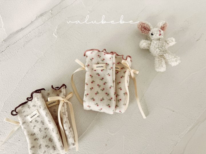 【valubebe】 Floral Dol Dol socks (Baby)