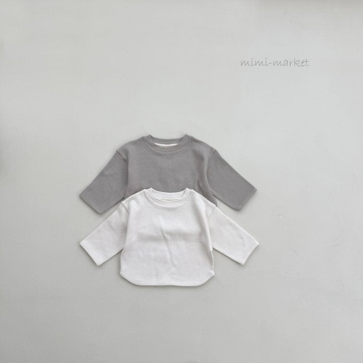 【mimi market】 waffle T