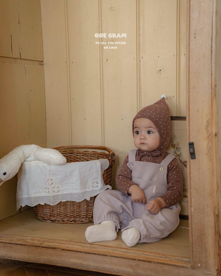 【one gram】 Seth Pants (Overalls)  ※クーポン使用で表示価格よりさらに10%OFF！9月30日（火）23：59まで！クーポンコード：spt10