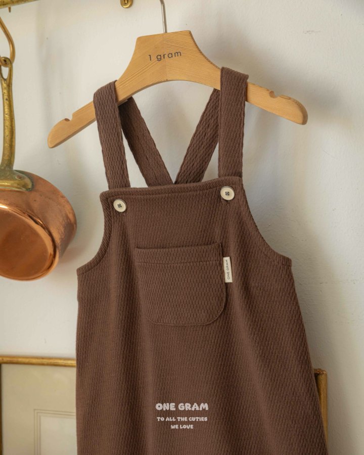 【one gram】 Seth Pants (Overalls)  ※クーポン使用で表示価格よりさらに10%OFF！9月30日（火）23：59まで！クーポンコード：spt10