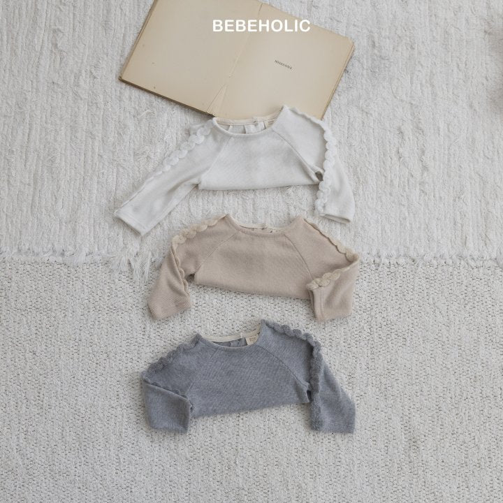 【bebeholic】 Wave sleeve T-shirts