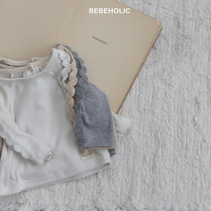 【bebeholic】 Wave sleeve T-shirts
