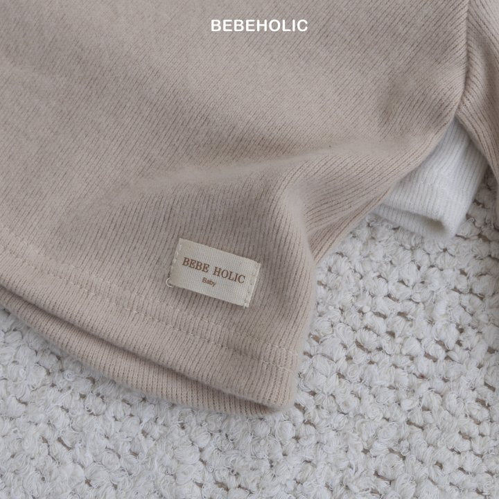 【bebeholic】 Wave sleeve T-shirts