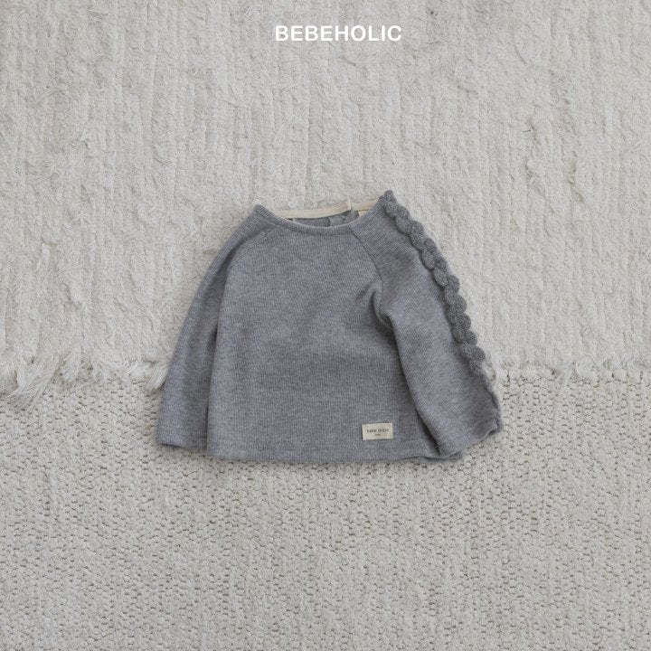 【bebeholic】 Wave sleeve T-shirts
