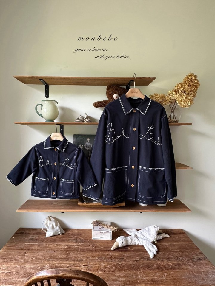 【monbebe】 Good luck stitch jacket