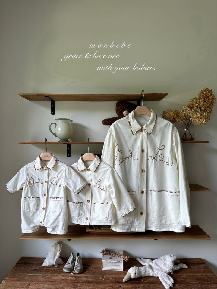 【monbebe】 Good luck stitch jacket