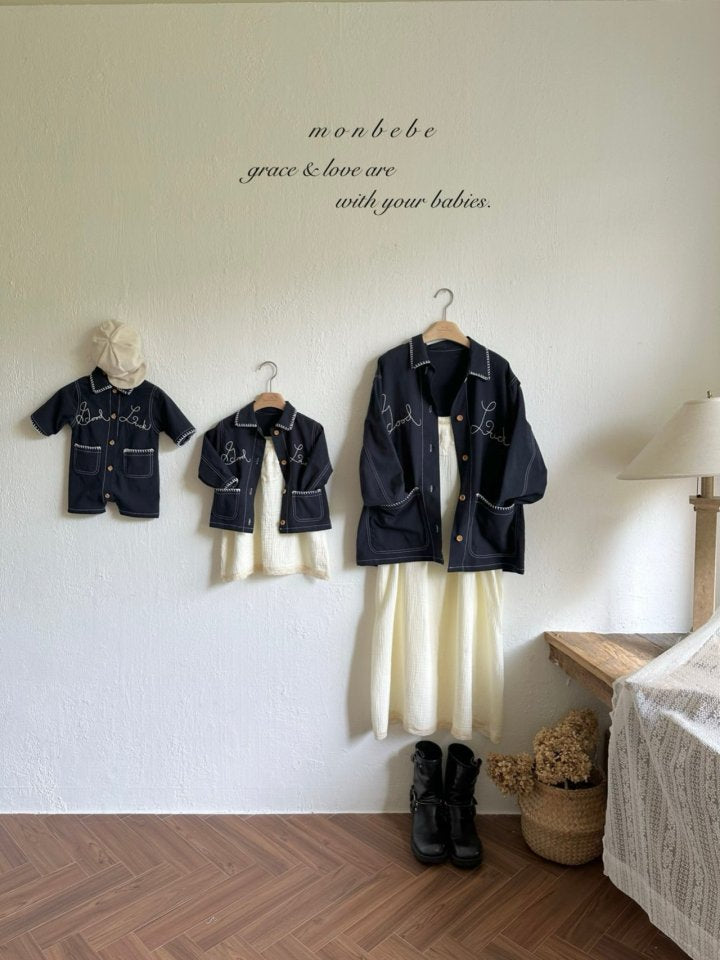 【monbebe】 Good luck stitch jacket