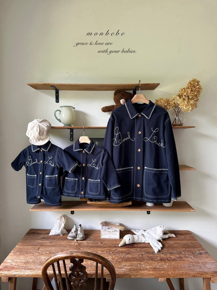 【monbebe】 Good luck stitch jacket