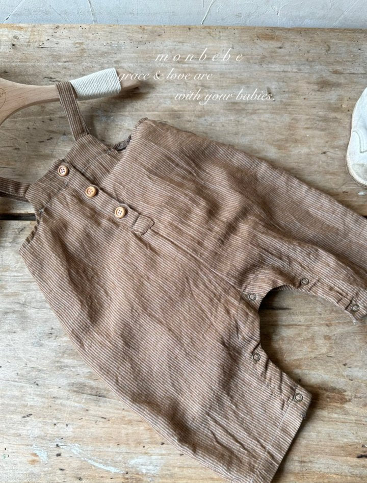 【monbebe】 Pino overall pants