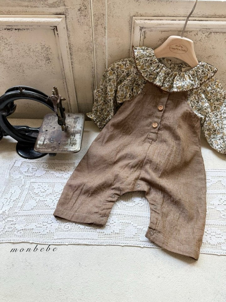 【monbebe】 Pino overall pants
