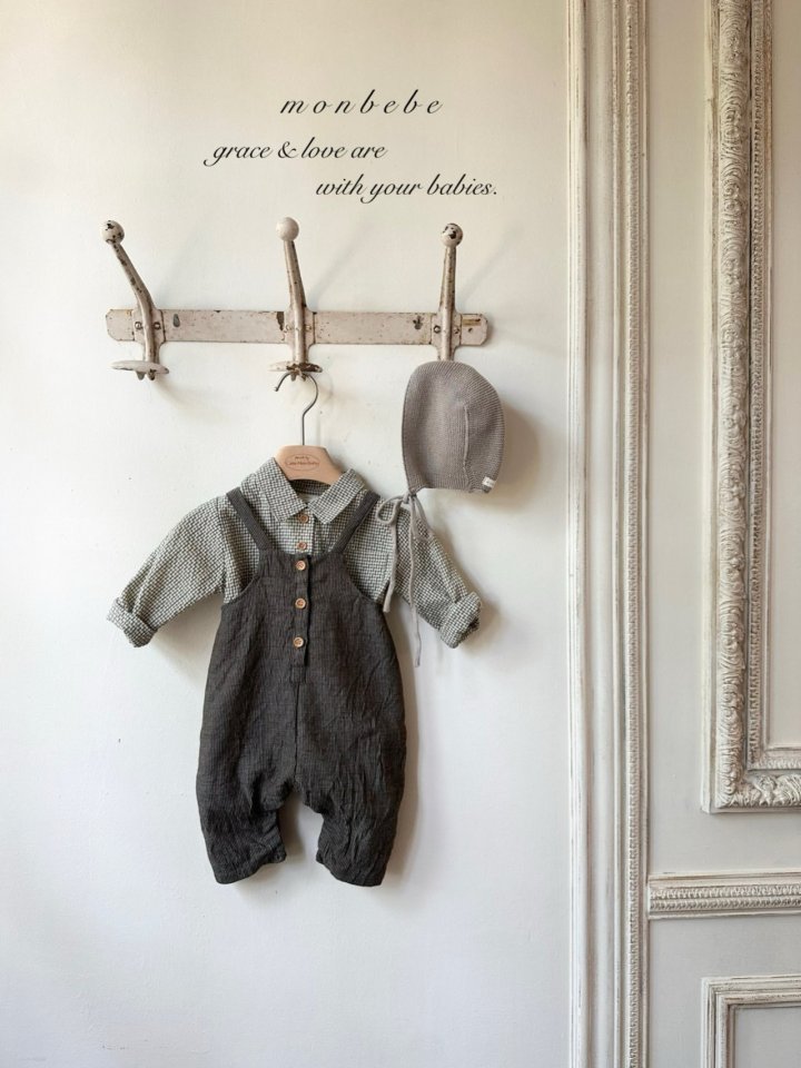 【monbebe】 Pino overall pants