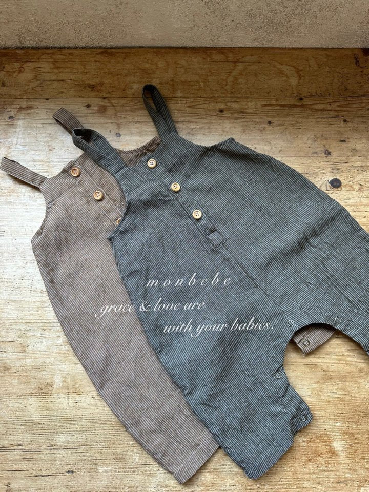 【monbebe】 Pino overall pants