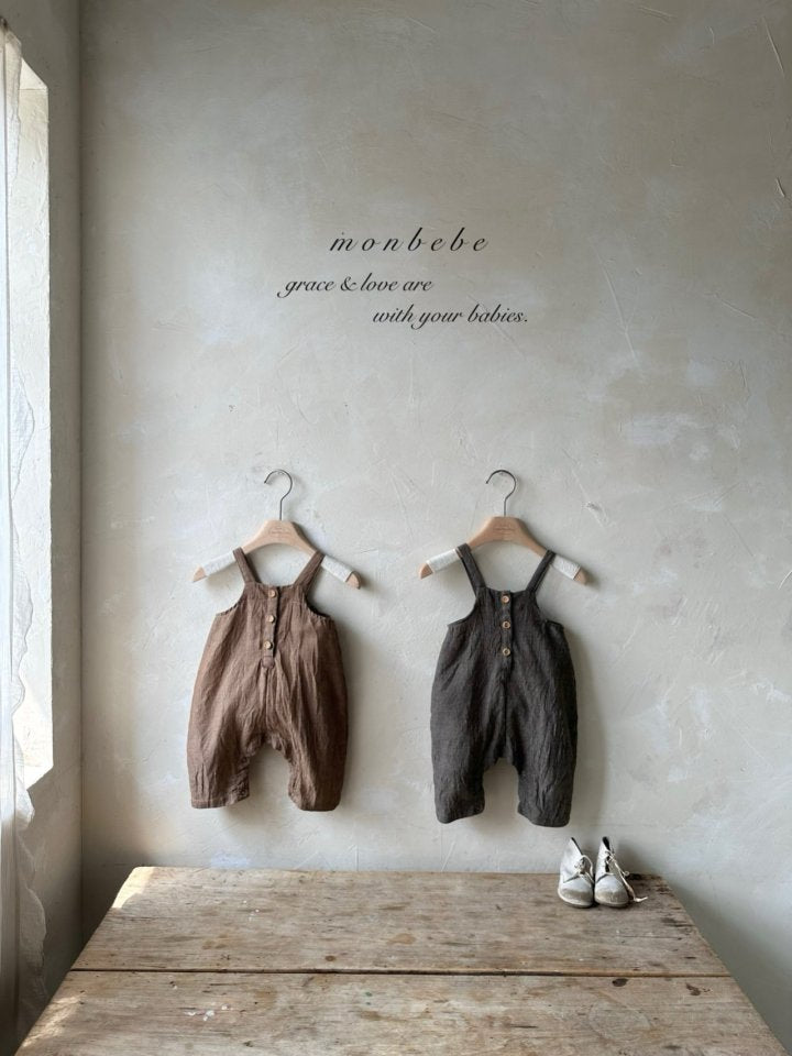 【monbebe】 Pino overall pants