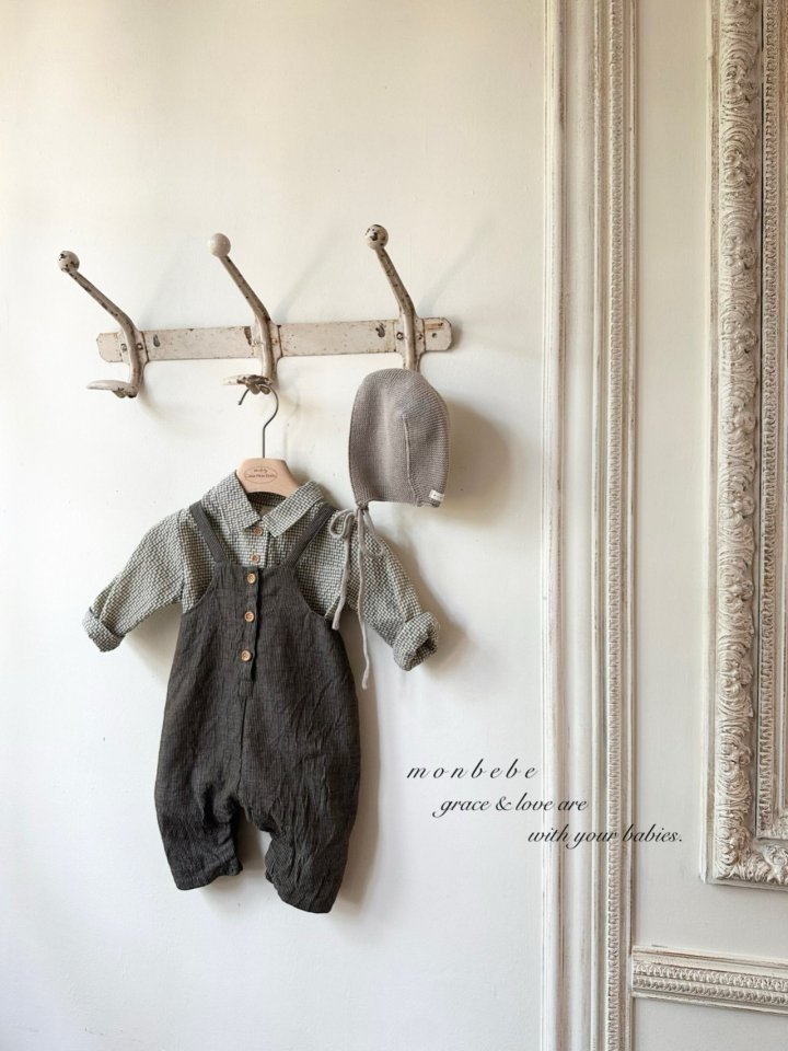 【monbebe】 Pino overall pants