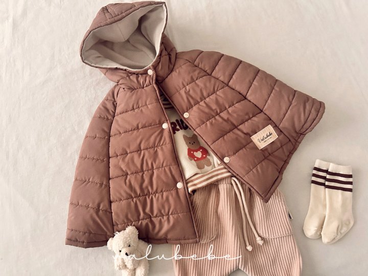【valubebe】 Padded Hooded mangto (Bebe)