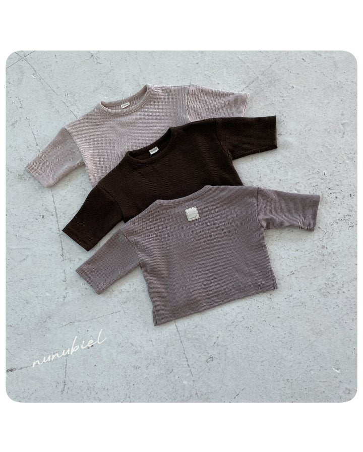 【nunubiel】 waffle t-shirts
