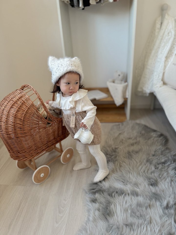 【mimi market】 Morang overall bloomer