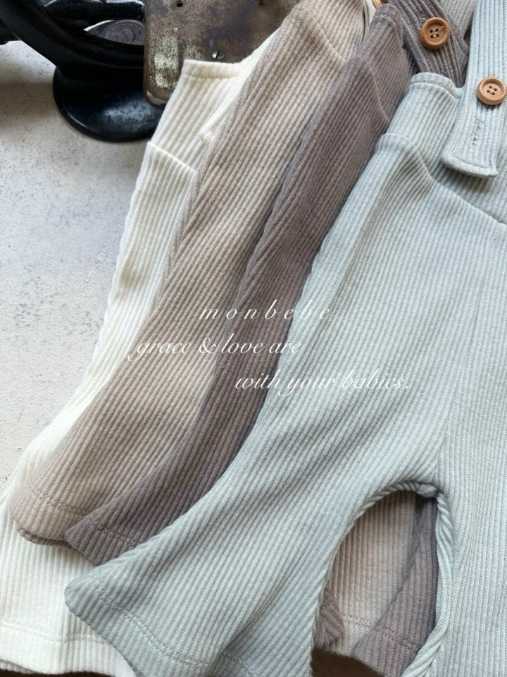 【monbebe】 Bootcut Melange panst