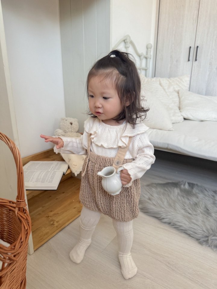 【mimi market】 Morang overall bloomer