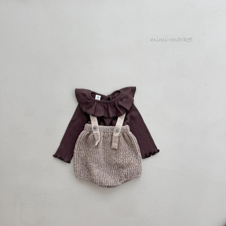 【mimi market】 Morang overall bloomer