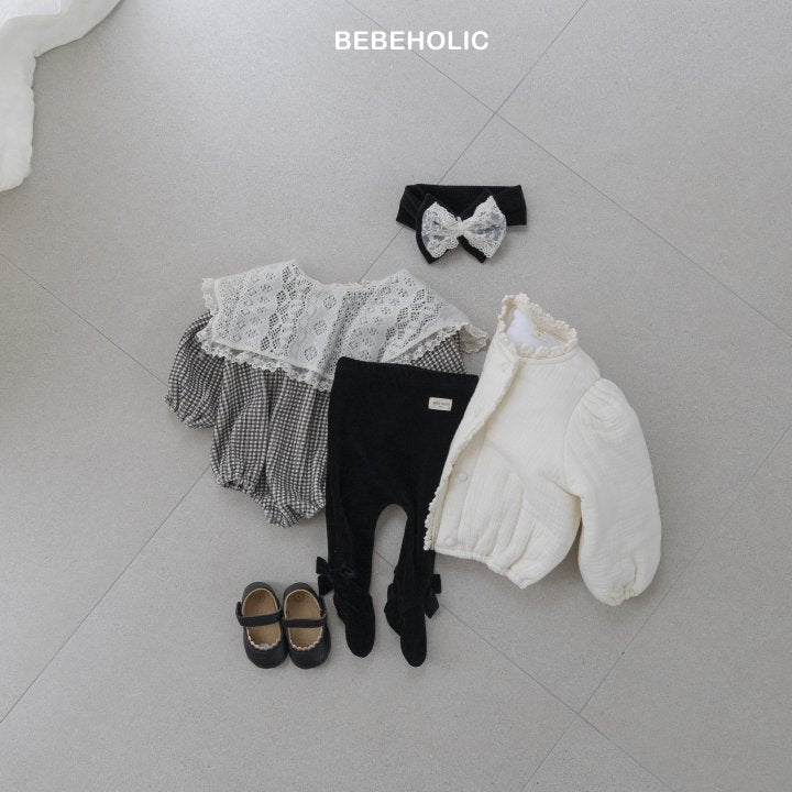 【bebeholic】 Ribbon foot leggings