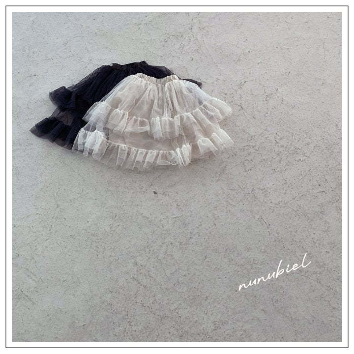 【nunubiel】 mesh skirt