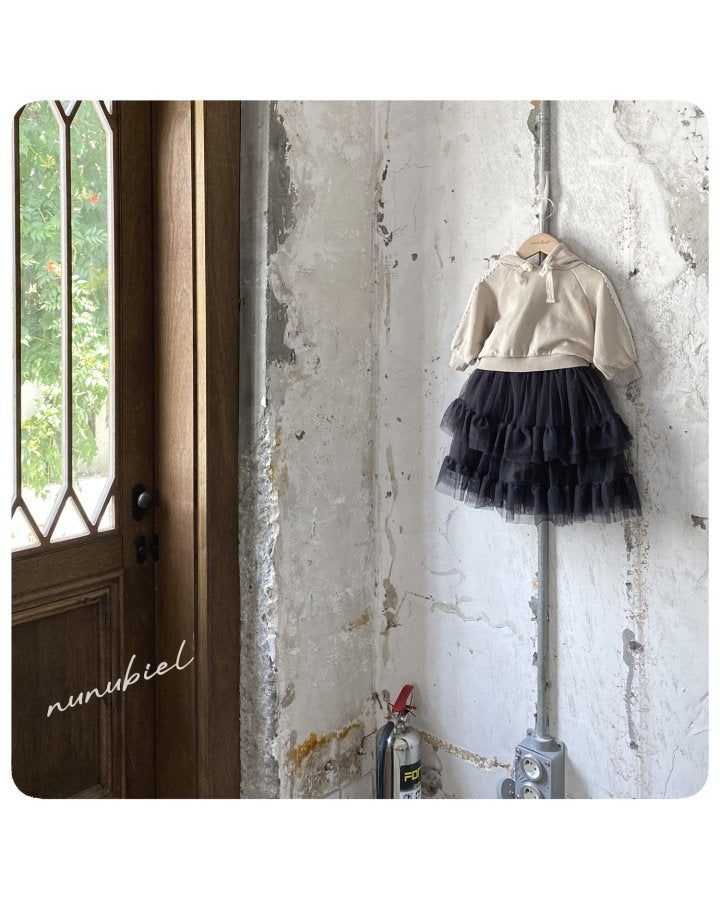 【nunubiel】 mesh skirt