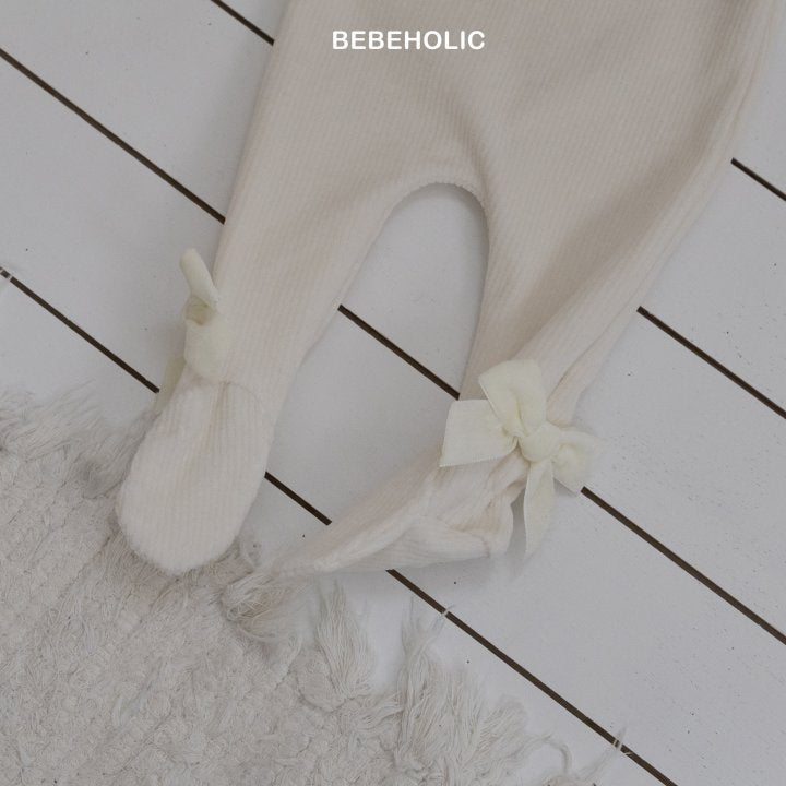 【bebeholic】 Ribbon foot leggings